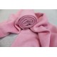 K18 Gorgeous Pink Color 100% Pashmina Knitted Scarf 12" x 60" Made in Nepal